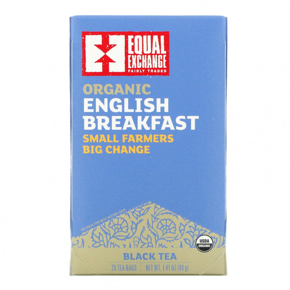  Equal Exchange, Organic English Breakfast,  , 20  , 40  (1,41 )    -     , -, 