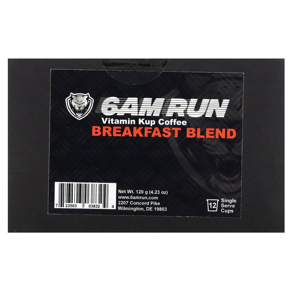  6AM Run, Vitamin Kup Coffee,   ,  , 12  , 120  (4,23 )    -     , -, 