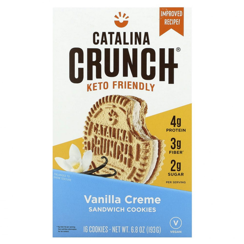  Catalina Crunch, Keto Sandwich Cookies,  , 16 , 193  (6,8 )    -     , -, 