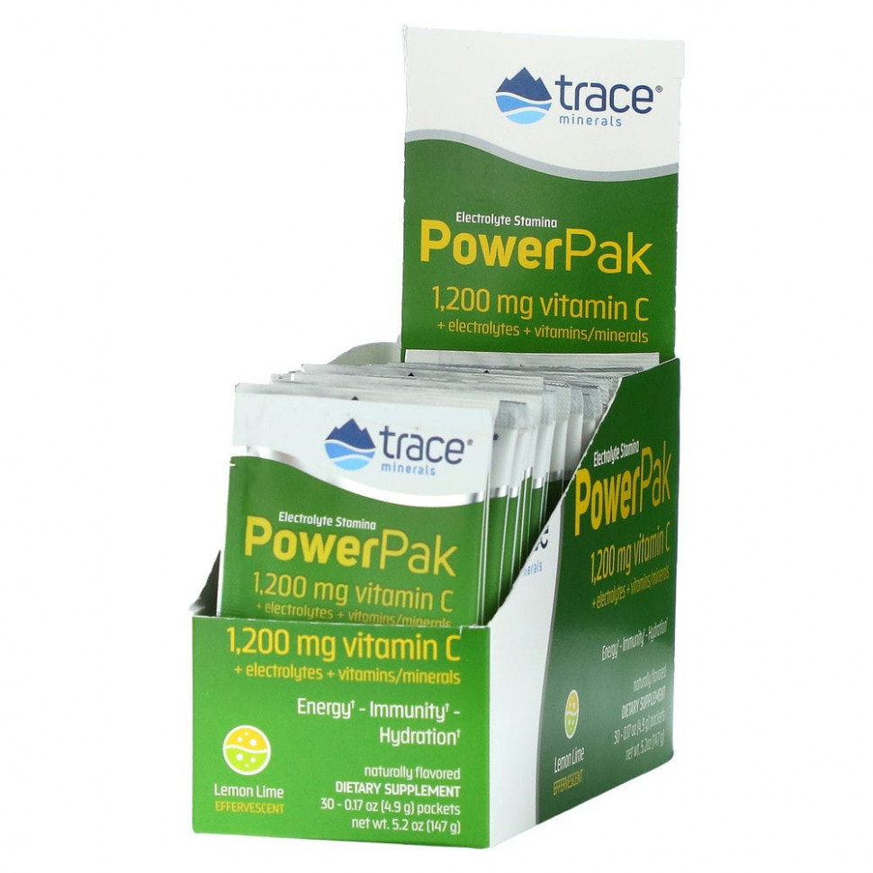  Trace Minerals , Electrolyte Stamina PowerPak,  , 30   0,17  (4,9 )     -     , -, 
