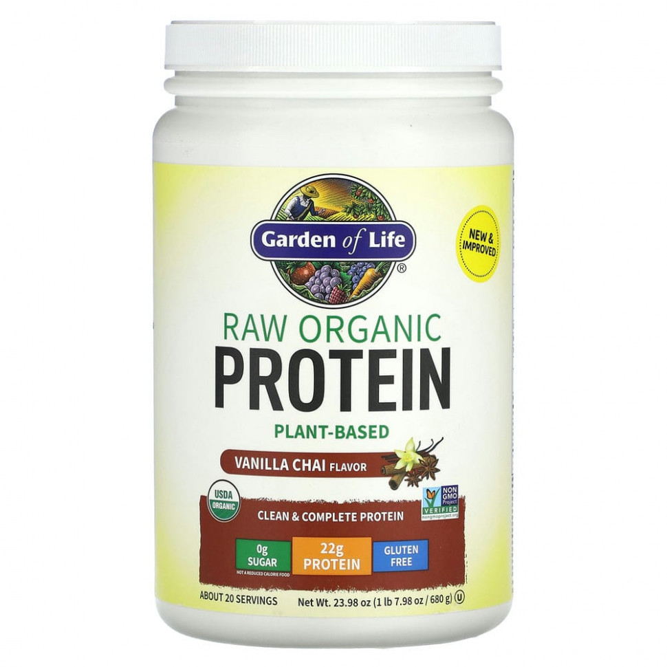  Garden of Life, RAW Organic Protein,    ,  , 580  (20,45 )    -     , -, 