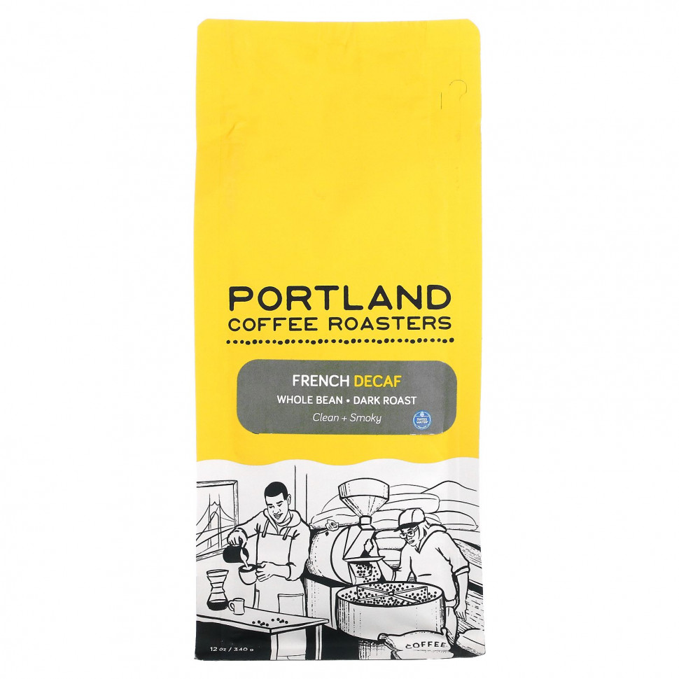  Portland Coffee Roasters, French Decaf,  ,  , 340  (12 )    -     , -, 