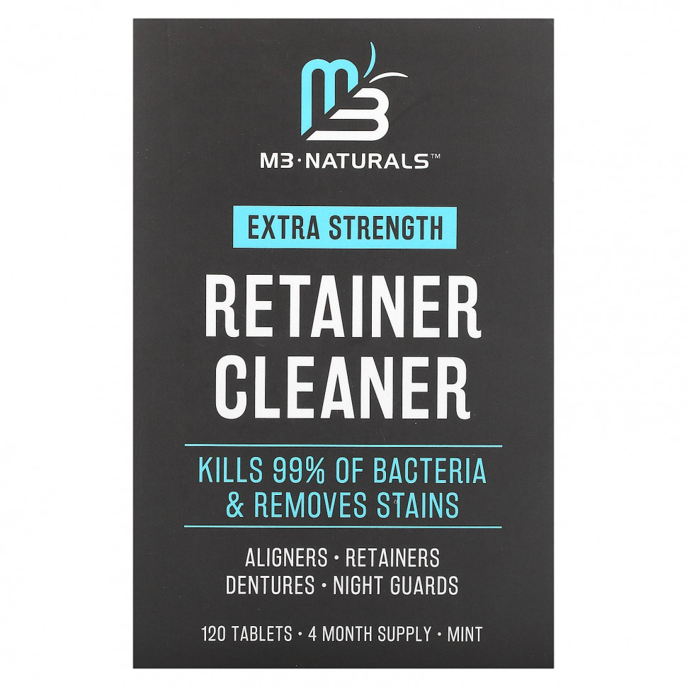  M3 Naturals, Retainer Cleaner, , 120     -     , -, 