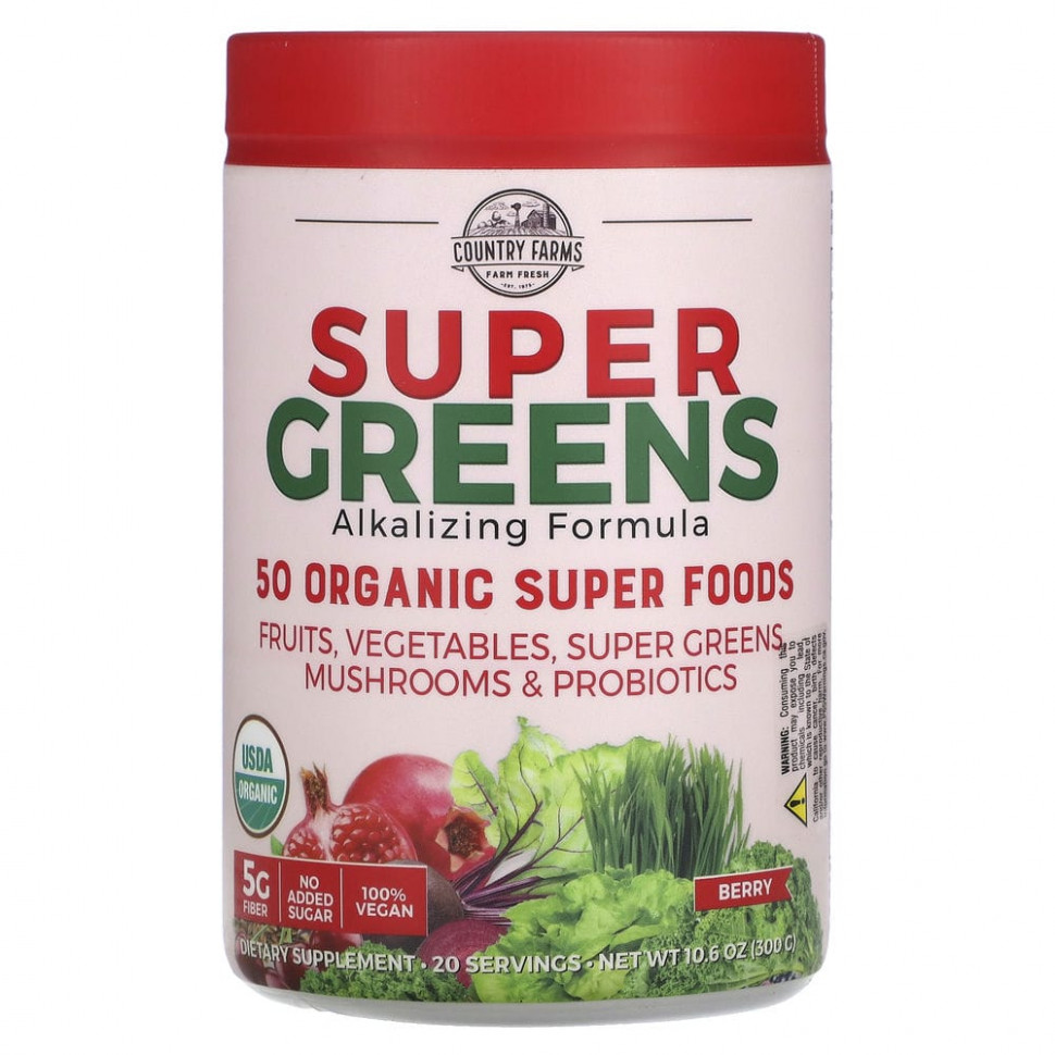  Country Farms, Super Greens,  , , 300  (10,6 )    -     , -, 