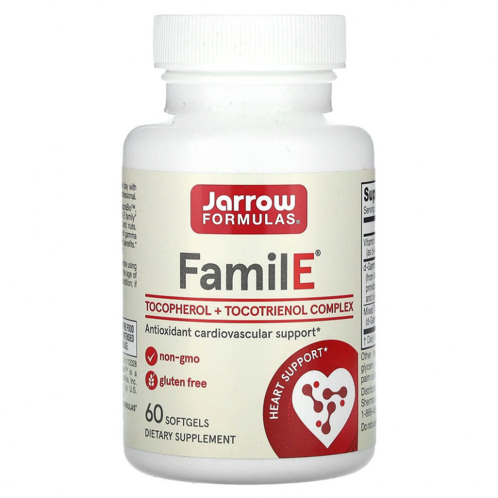  Jarrow Formulas, Famil-E, 60     -     , -, 