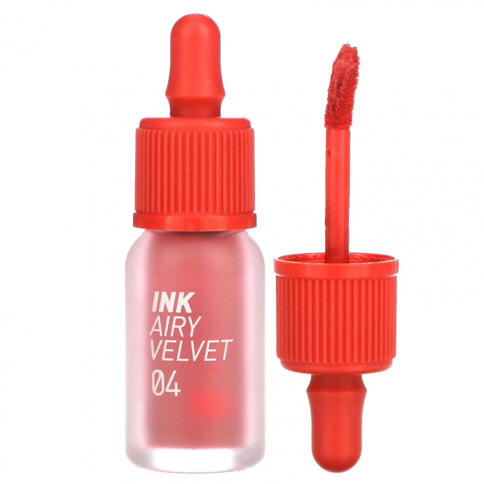  Peripera,    Ink Airy Velvet Lip Tint, 04 Pretty Pink, 4  (0,14 )    -     , -, 