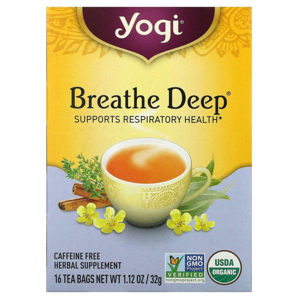  Yogi Tea, Breathe Deep,  , 16  , 32  (1,12 )    -     , -, 
