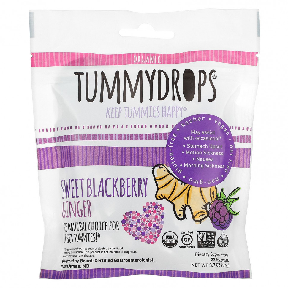  Tummydrops, Organic,    , 33 , 105  (3,7 )    -     , -, 