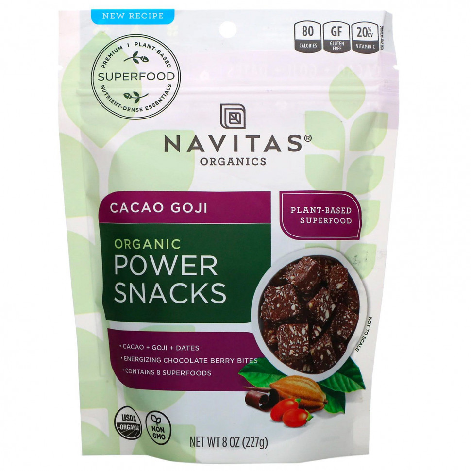  Navitas Organics,  Power Snacks,   , 227  (8 )    -     , -, 