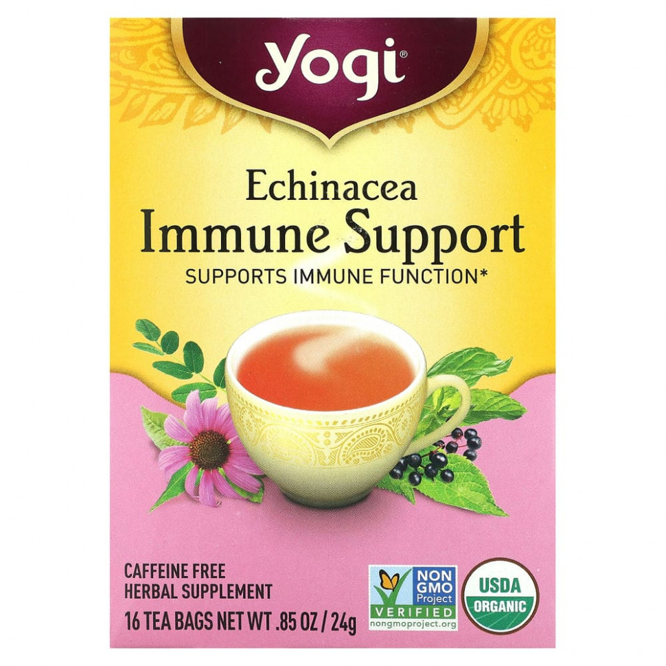  Yogi Tea, Immune Support  ,  , 16  , 24  (85 )    -     , -, 