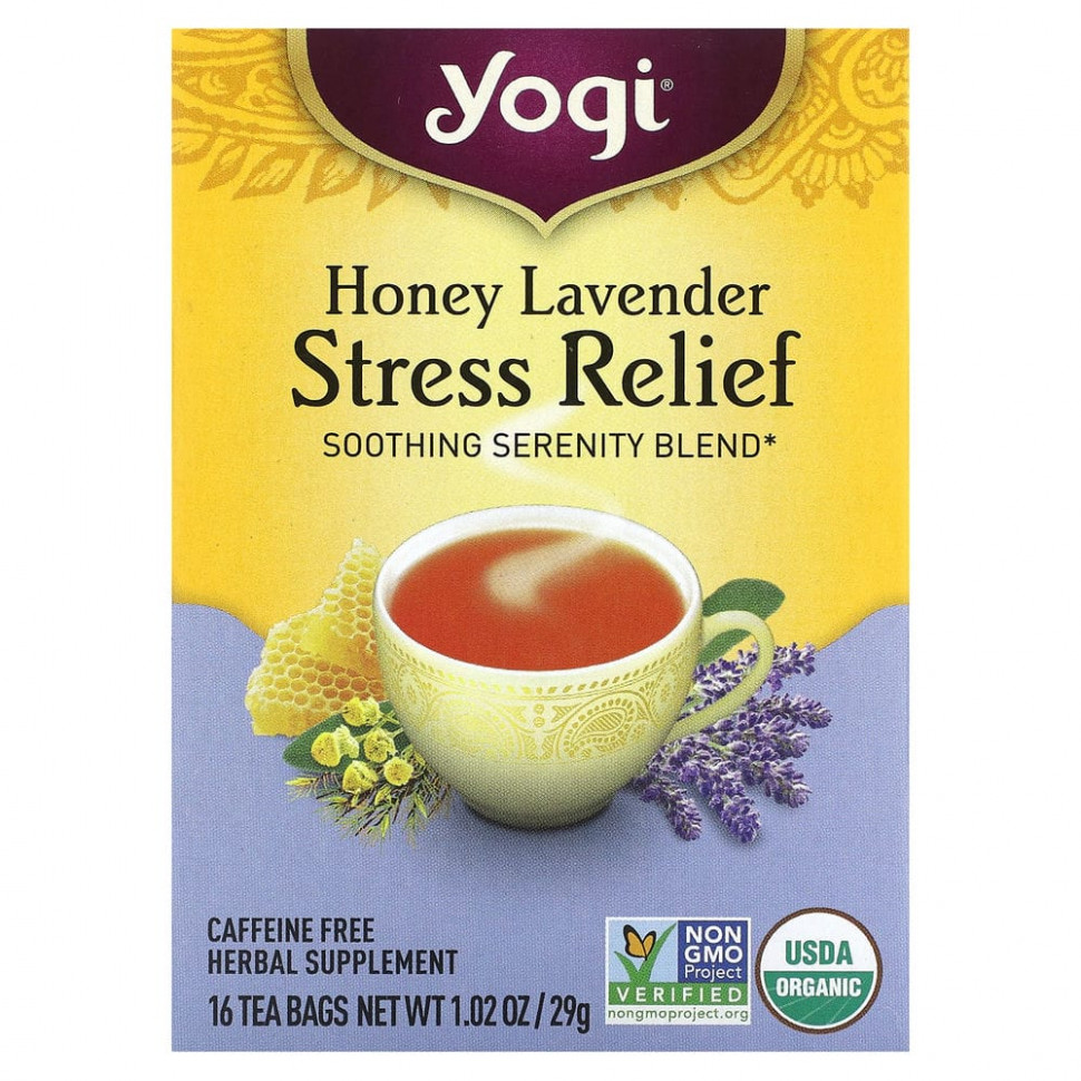  Yogi Tea, Stress Relief,   ,  , 16  , 29  (1,02 )    -     , -, 