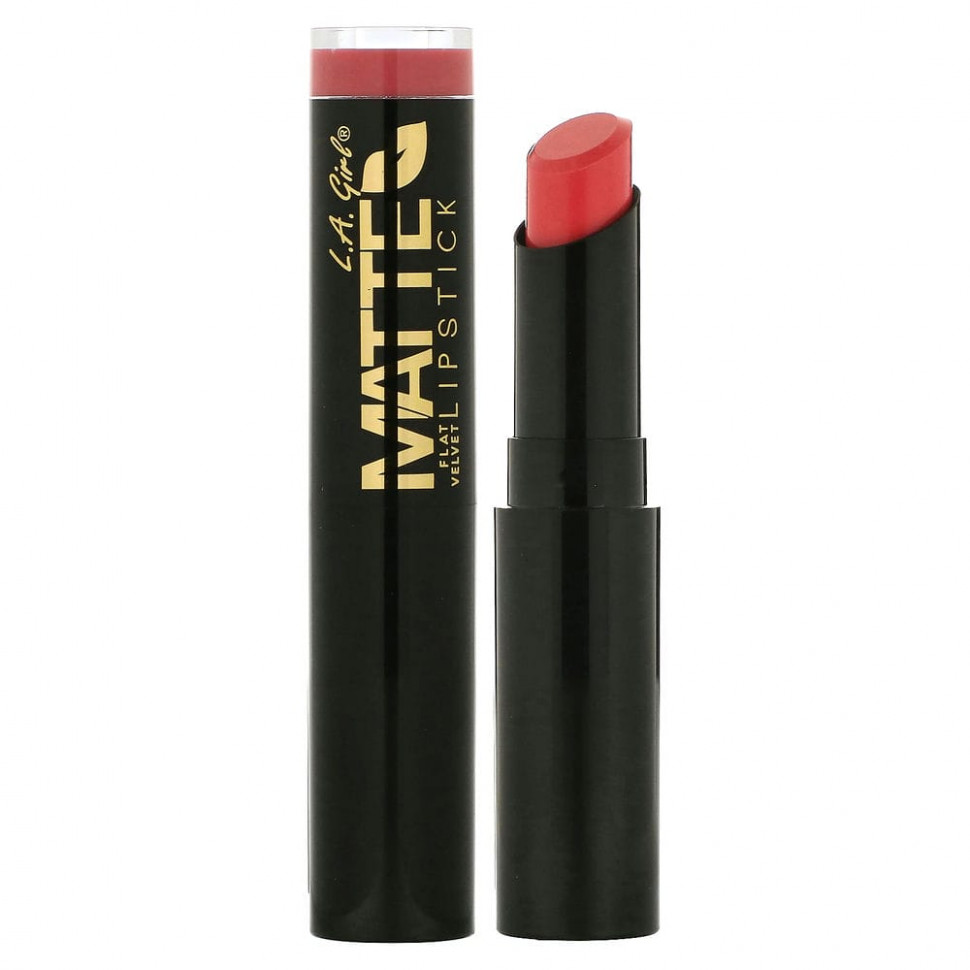  L.A. Girl,    Matte Flat Velvet Lipstick,  Hush, 3     -     , -, 