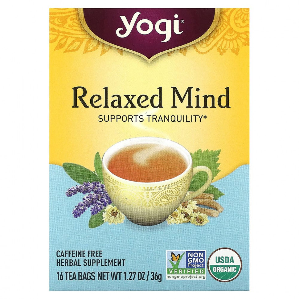  Yogi Tea, Relaxed Mind,   , 16  , 32  (1,12 )    -     , -, 