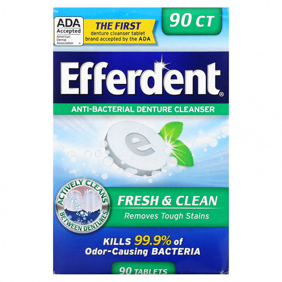  Efferdent,      , Fresh & Clean, 90     -     , -, 