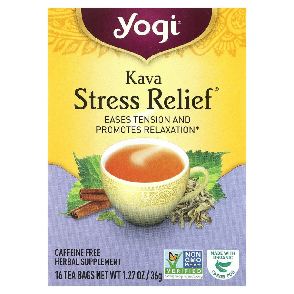  Yogi Tea, Kava Stress Relief ( ),  , 16  , 36  (1,27 )    -     , -, 