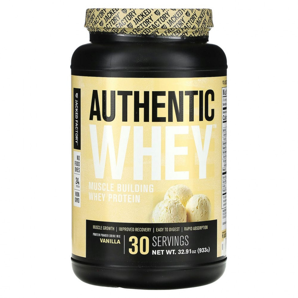  Jacked Factory, Authentic Whey,      , , 933  (32,91 )    -     , -, 