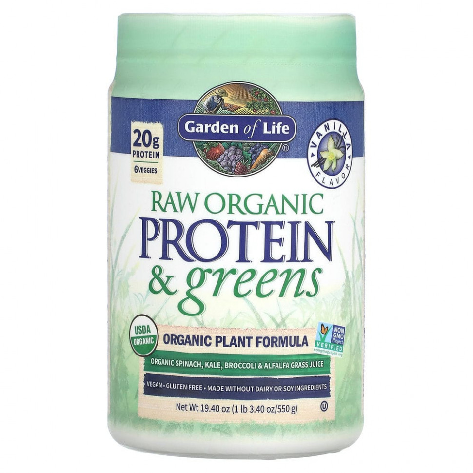  Garden of Life, RAW Protein & Greens,    , , 550  (19,40 )    -     , -, 