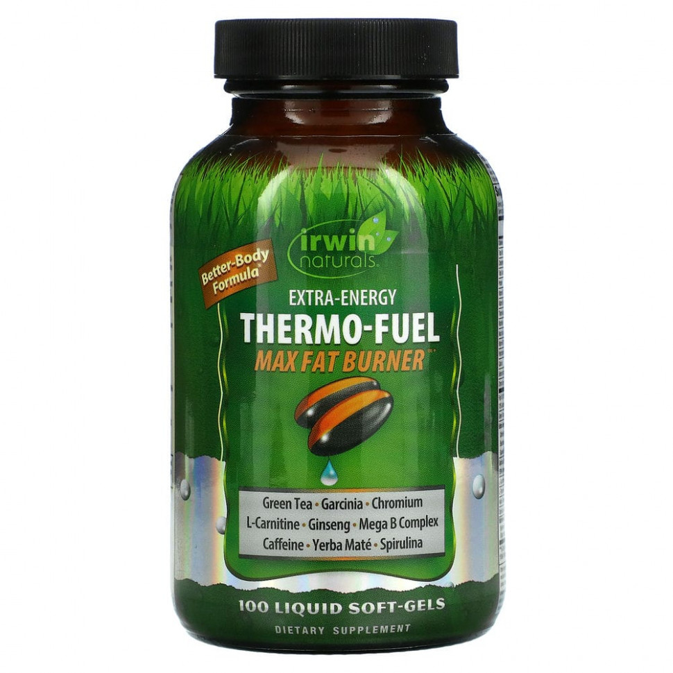  Irwin Naturals, Extra-Energy Thermo-Fuel Max Fat Burner, 100      -     , -, 