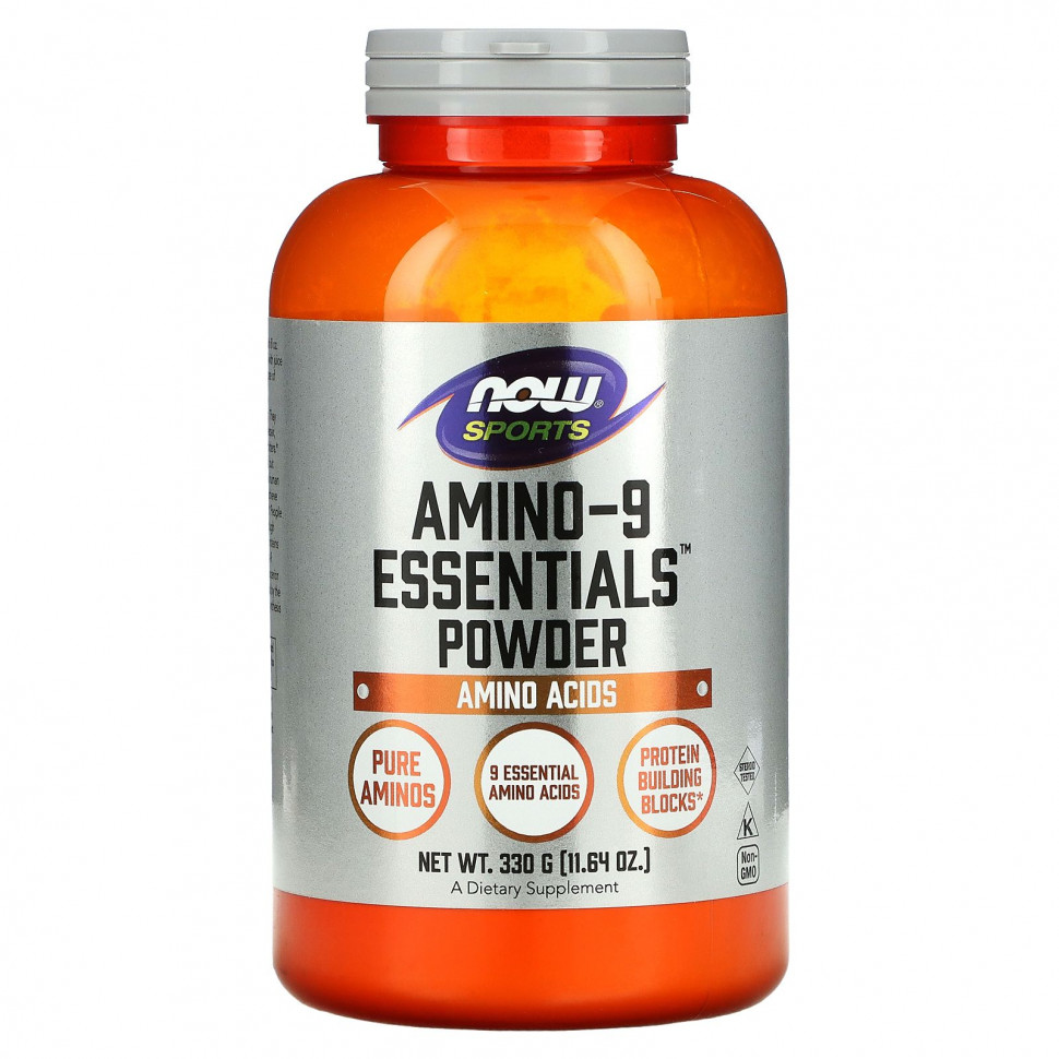  NOW Foods, Sports, Amino-9 Essentials Powder, 330  (11,64 )    -     , -, 