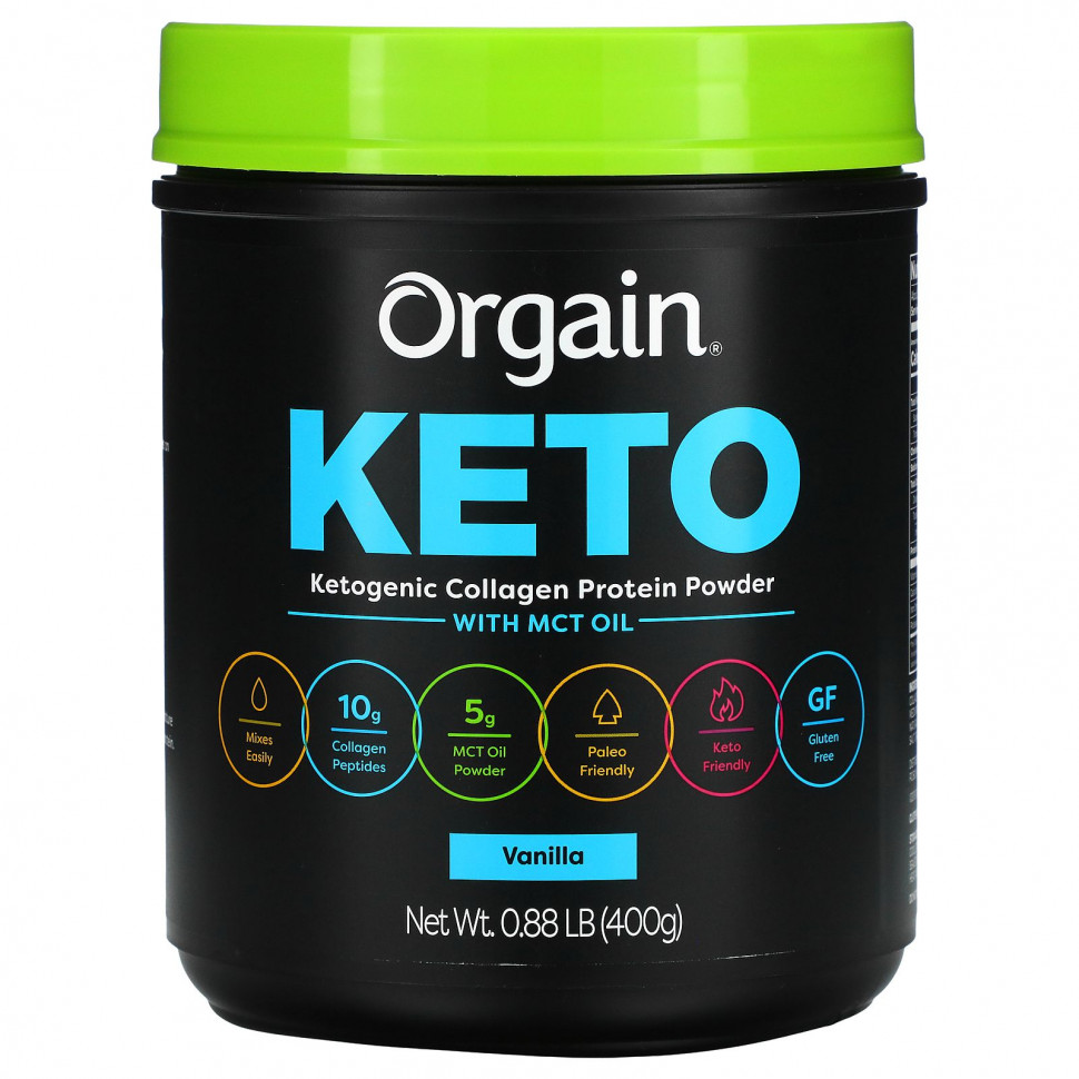   Orgain, Keto,        MCT, , 400  (0,88 )  IHerb () 