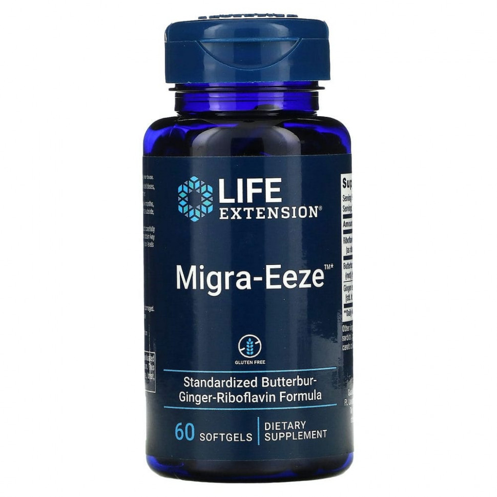 ������ ������ Life Extension, Migra-Eeze, 60 ������ ��������  IHerb (������) ����