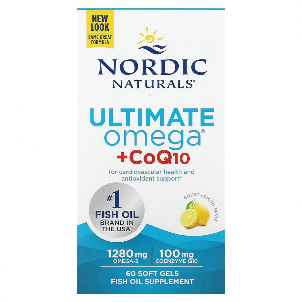 ������ ������ Nordic Naturals, Ultimate Omega + CoQ10, 640 ��, 60 ������  IHerb (������) ����