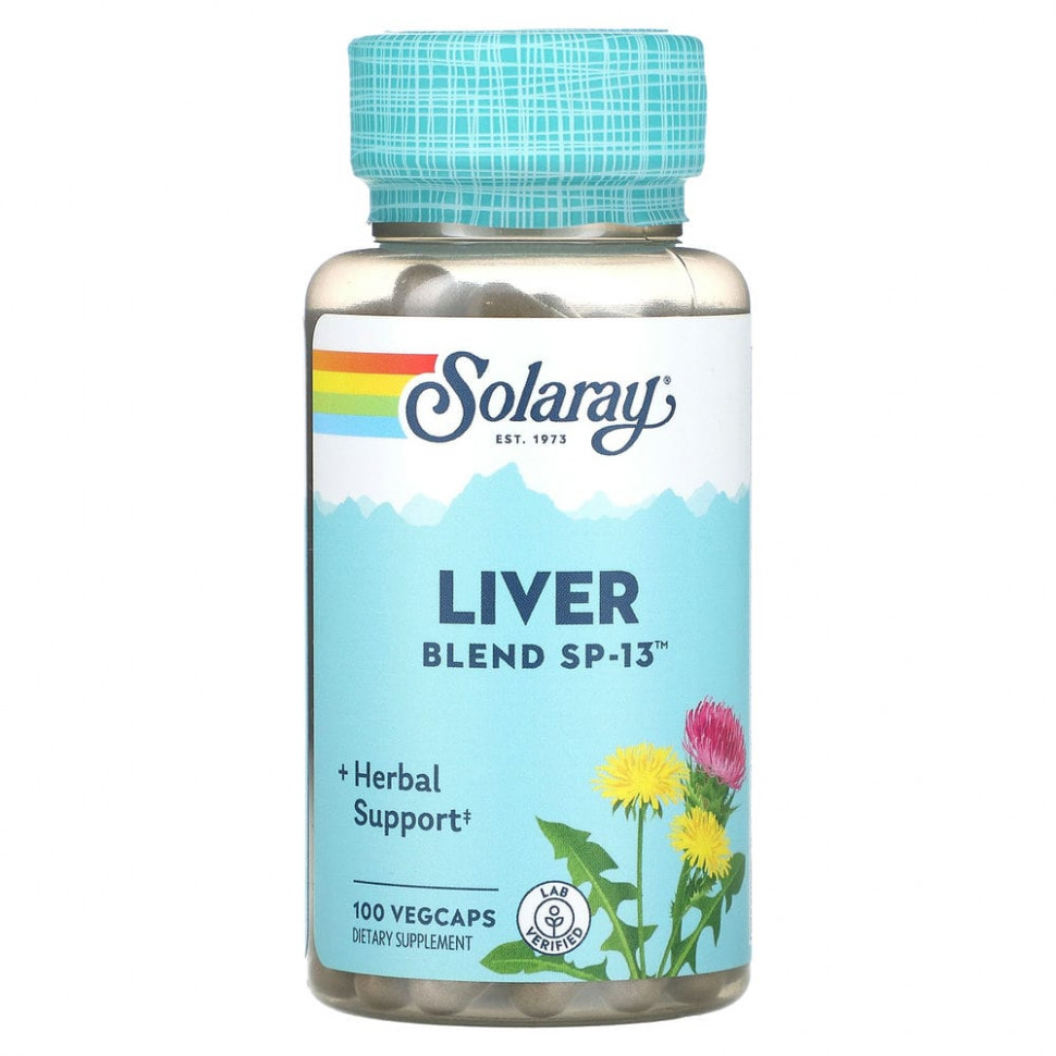 ������ ������ Solaray, Liver Blend SP-13, 100 Easy-To-Swallow Capsules  IHerb (������) ����
