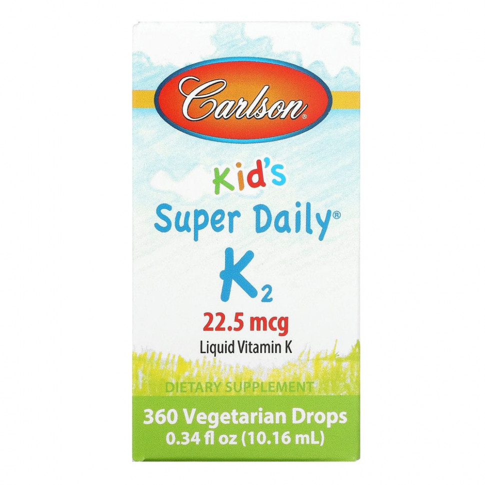  Carlson Labs, Super Daily K2  , 22,5 , 10,16  (0,34 . )    -     , -, 