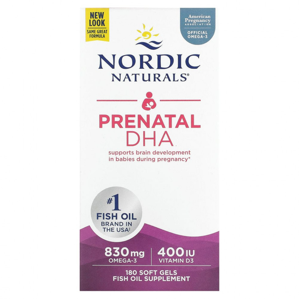  Nordic Naturals, Prenatal DHA,  ,  , 180     -     , -, 