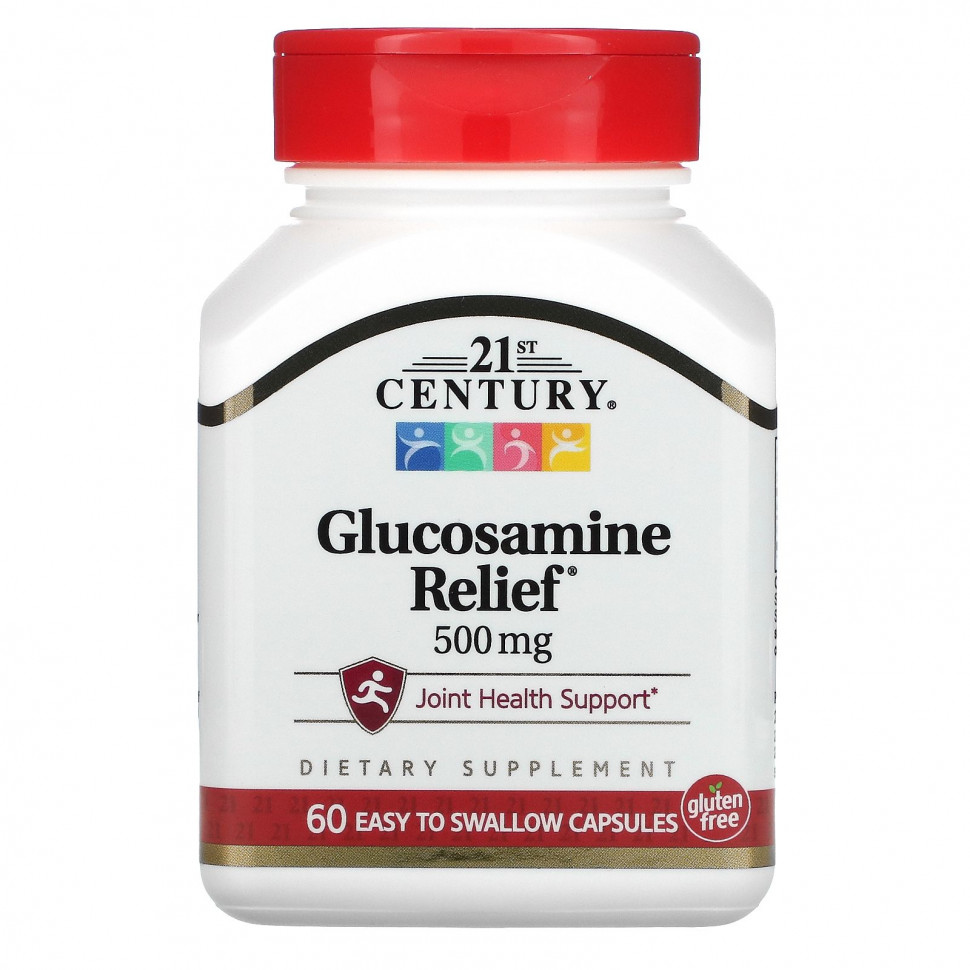 ������ ������ 21st Century, Glucosamine Relief, 500 ��, 60 ������, ������� ����� �������  IHerb (������) ����