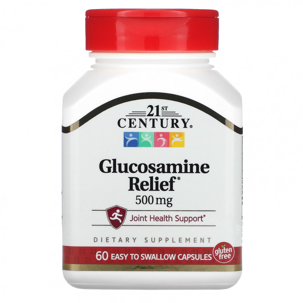  21st Century, Glucosamine Relief, 500 , 60 ,       -     , -, 