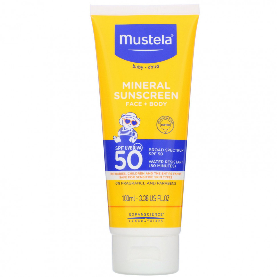  Mustela,     , SPF 50, 100  (3,38 . )    -     , -, 