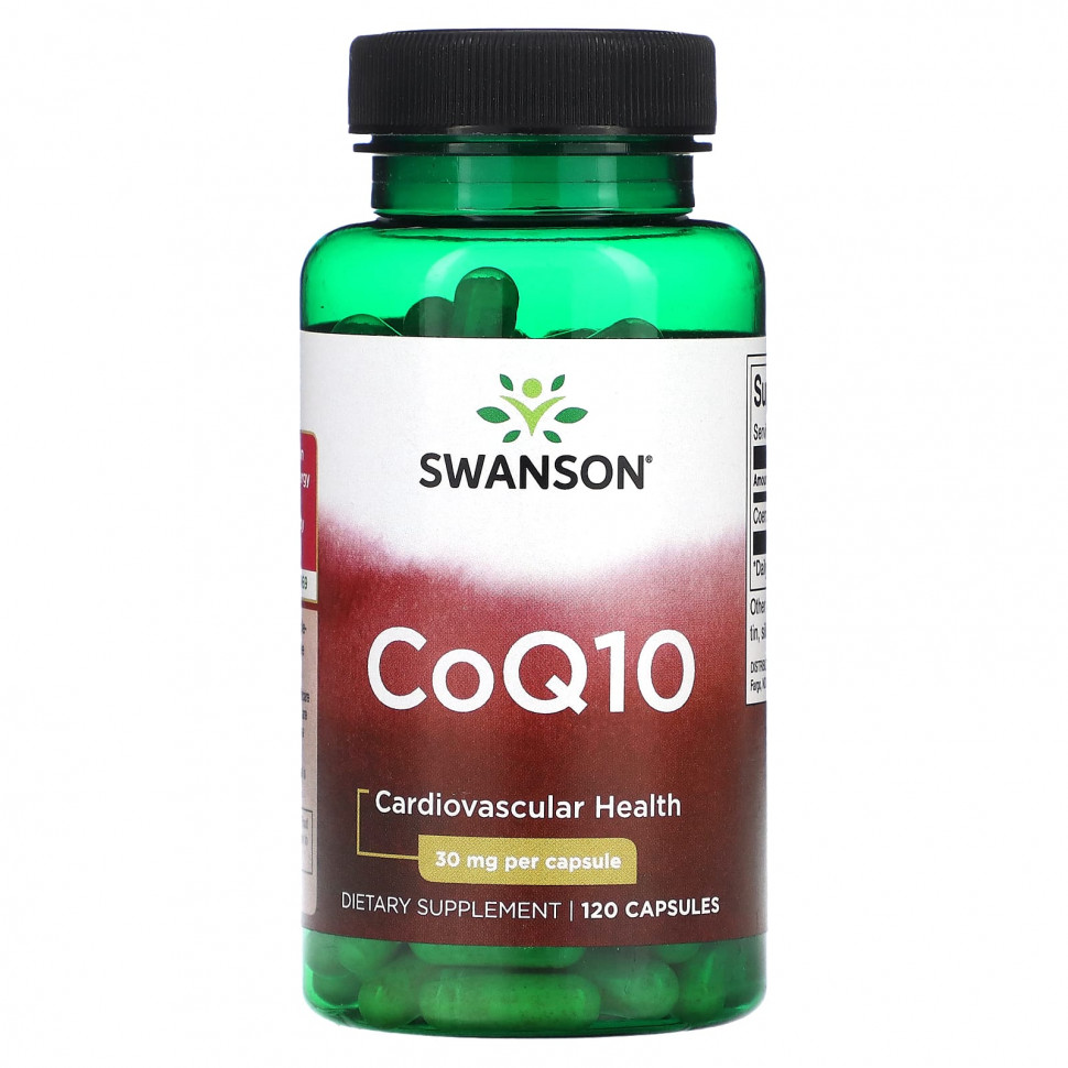 ������ ������ Swanson, CoQ10, 30 ��, 120 ������  IHerb (������) ����