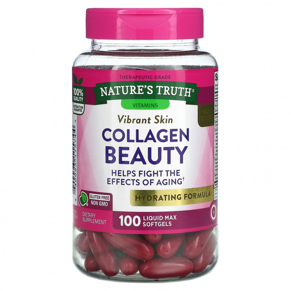  Nature's Truth, Collagen Beauty, 100  Liquid Max    -     , -, 