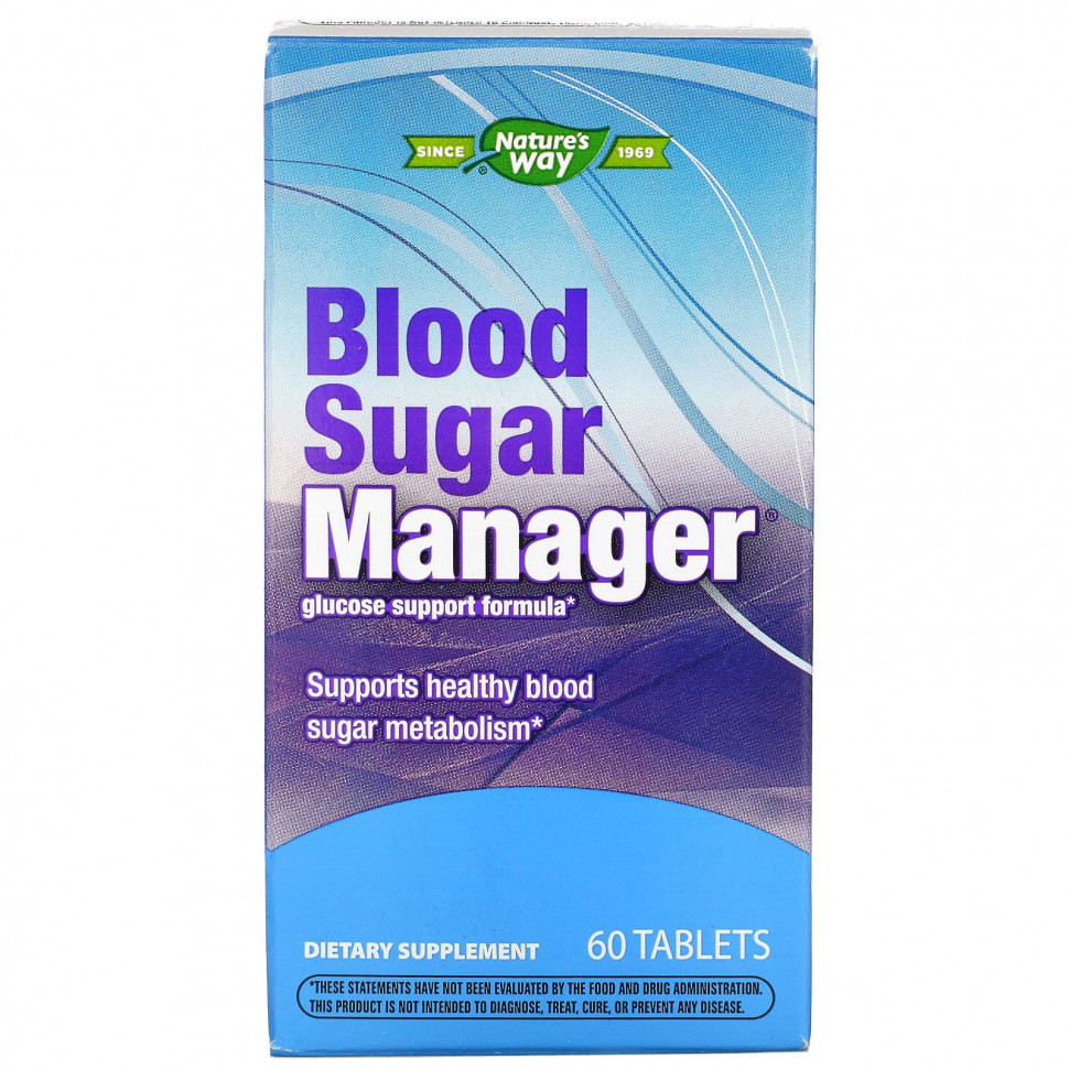  Nature's Way, Blood Sugar Manager, 60     -     , -, 