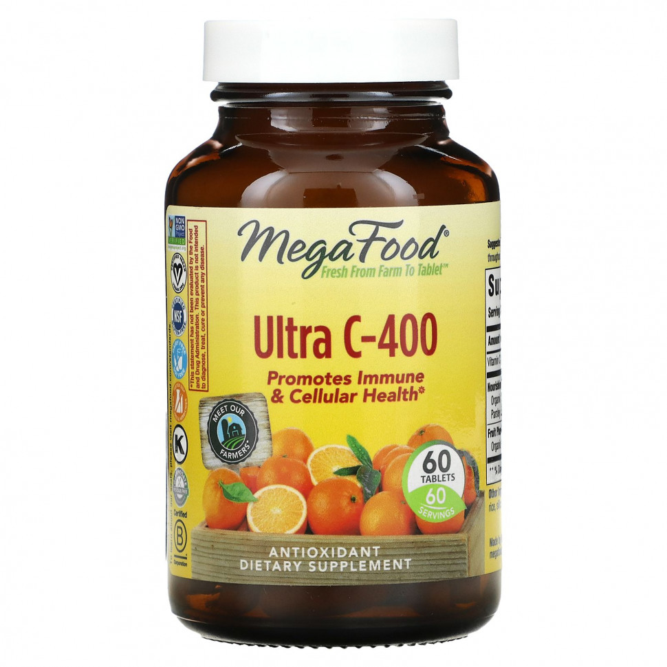  MegaFood, Ultra C-400, 60     -     , -, 