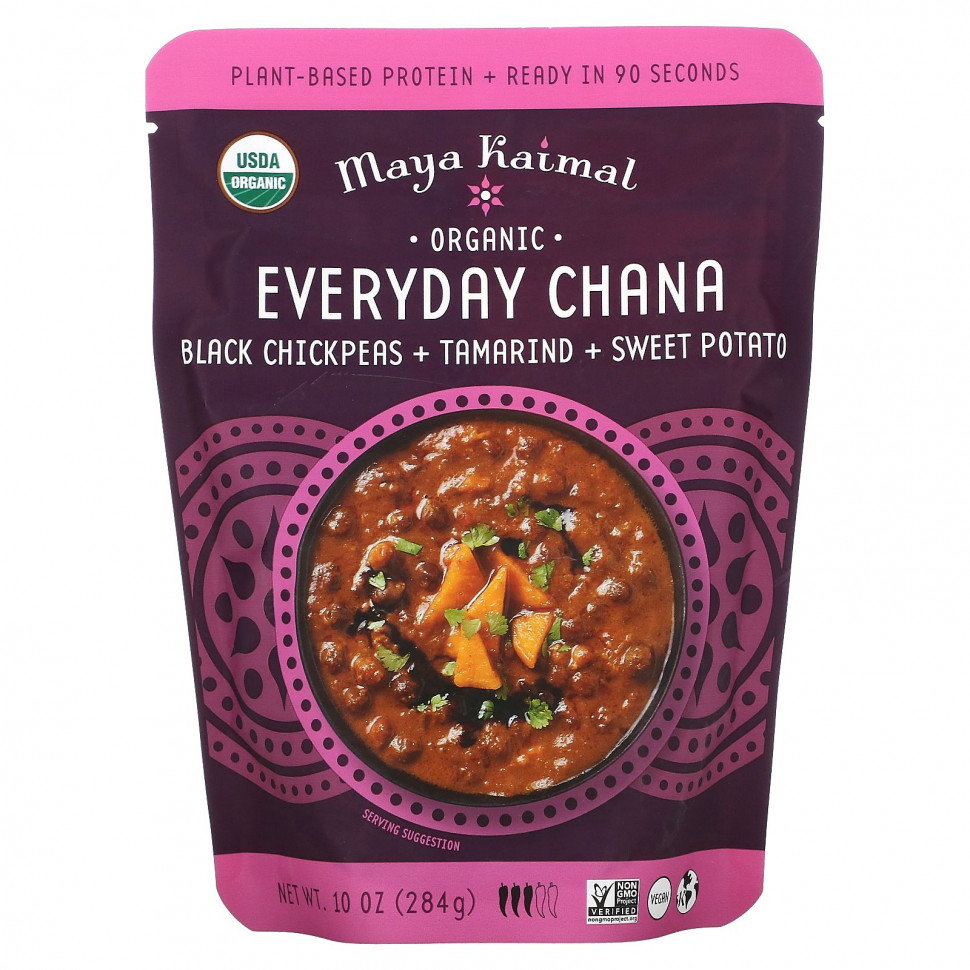 ������ ������ Maya Kaimal, Organic, Everyday Chana, ������ �����, �������� � �����, 284 � (10 �����)  IHerb (������) ����