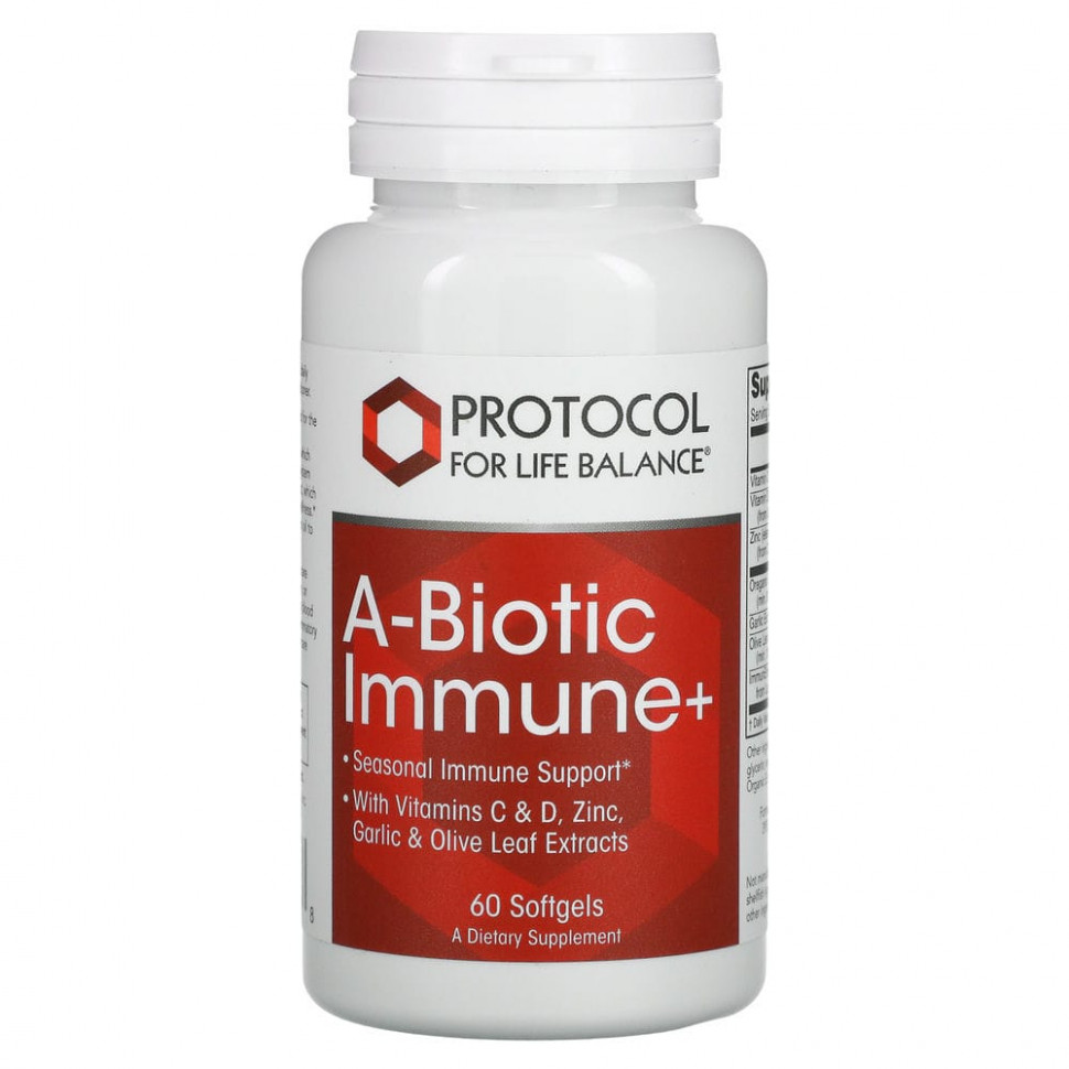  Protocol for Life Balance, A-Biotic Immune +, 60      -     , -, 