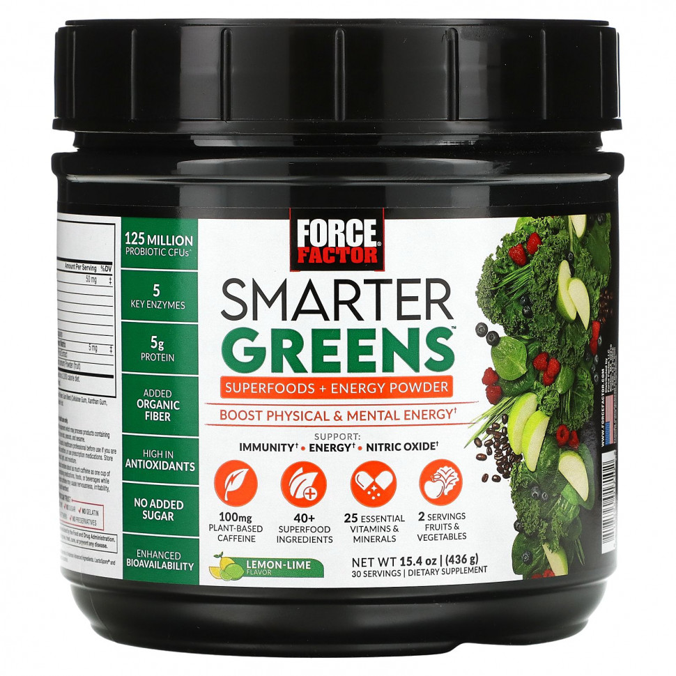  Force Factor, Smarter Greens,  +  ,   , 436  (15,4 )    -     , -, 