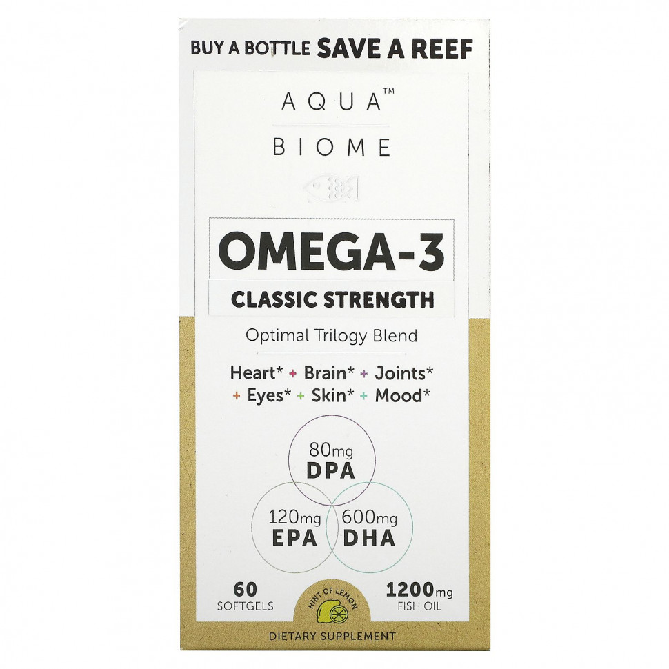  Enzymedica, Aqua Biome,  , Classic Strength,  , 600 , 60      -     , -, 