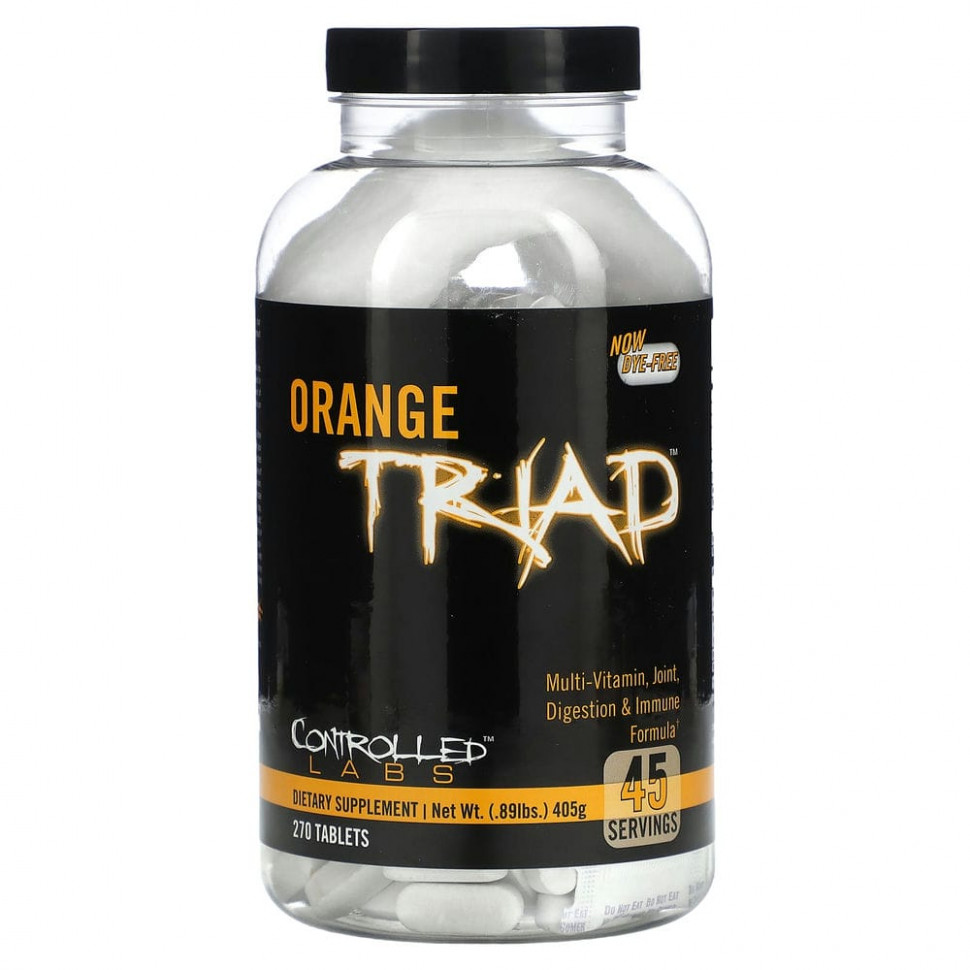 ������ ������ Controlled Labs, Orange Triad, �����������, ������� ��� ��������, ����������� � ����������, 270 ��������  IHerb (������) ����