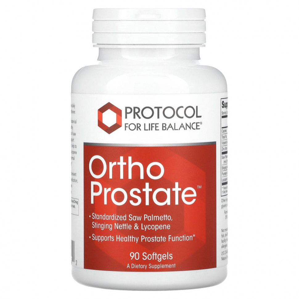  Protocol for Life Balance, Ortho Prostate, 90      -     , -, 