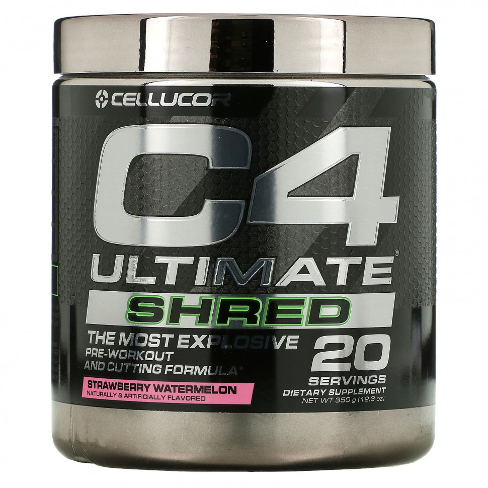 ������ ������ Cellucor, C4 Ultimate Shred, ����� �����������, �������� � �����, 350 � (12,3 �����)  IHerb (������) ����