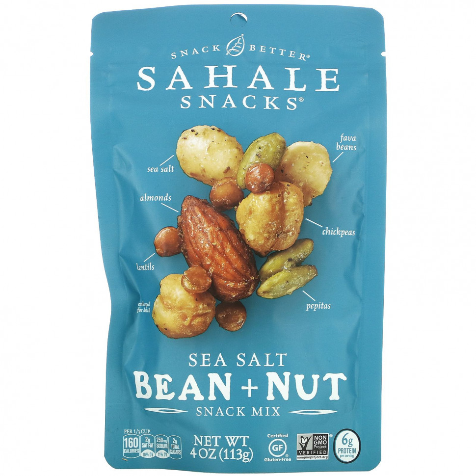 ������ ������ Sahale Snacks, Snack Mix, ������� ���� � �����, 4 ����� (113 �)  IHerb (������) ����