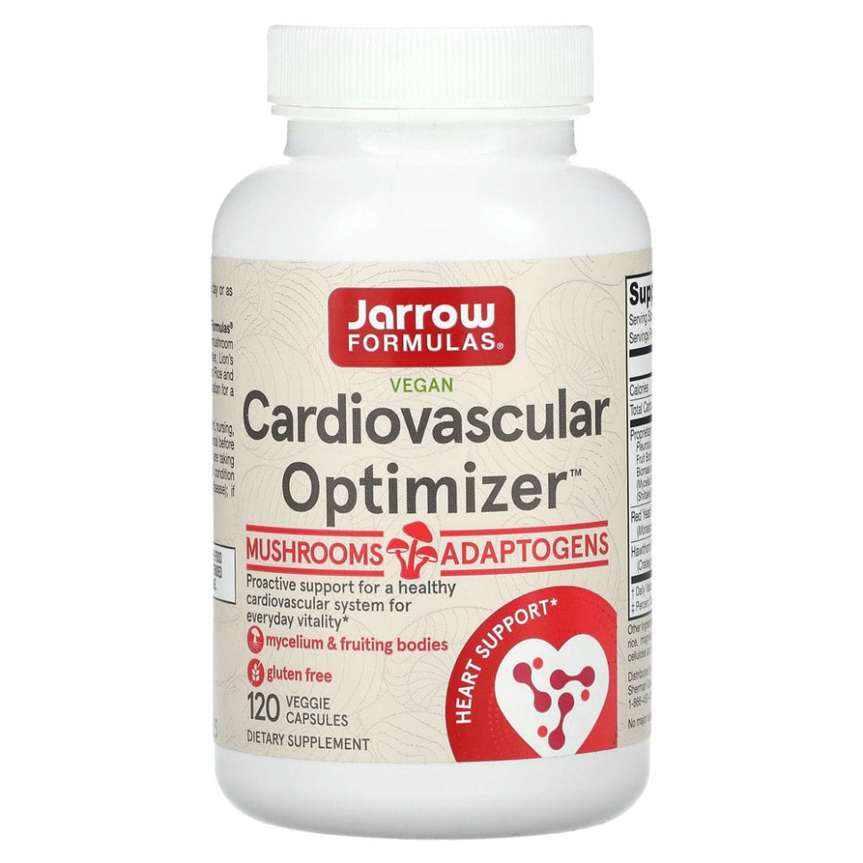  Jarrow Formulas, Cardiovascular Optimizer, 120      -     , -, 