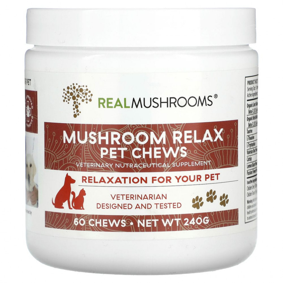  Real Mushrooms, Mushroom Relax,  , 60  , 240     -     , -, 