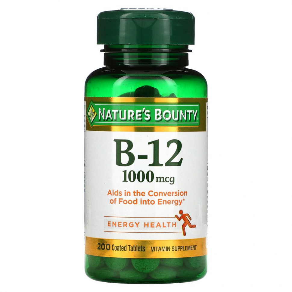  Nature's Bounty, B-12, 1000 , 200       -     , -, 