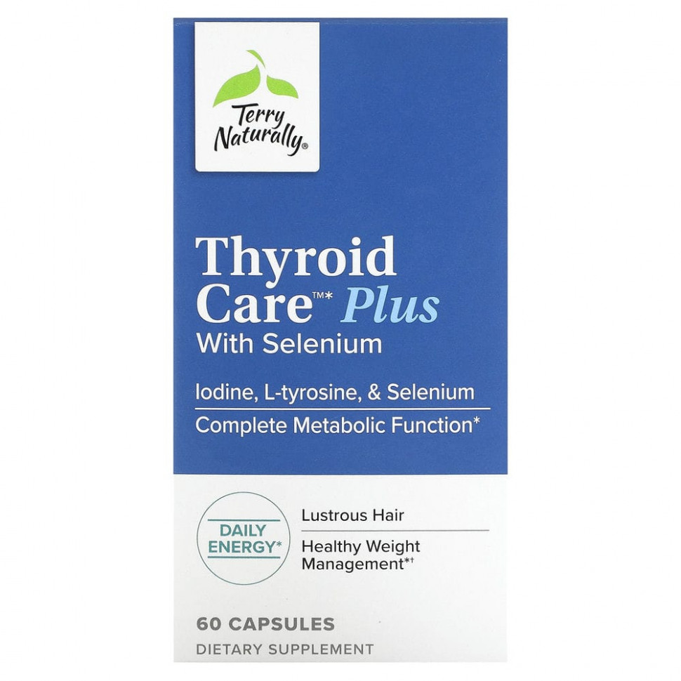 ������ ������ Terry Naturally, Thyroid Care Plus, ������ � ���������� ������, 60 ������  IHerb (������) ����