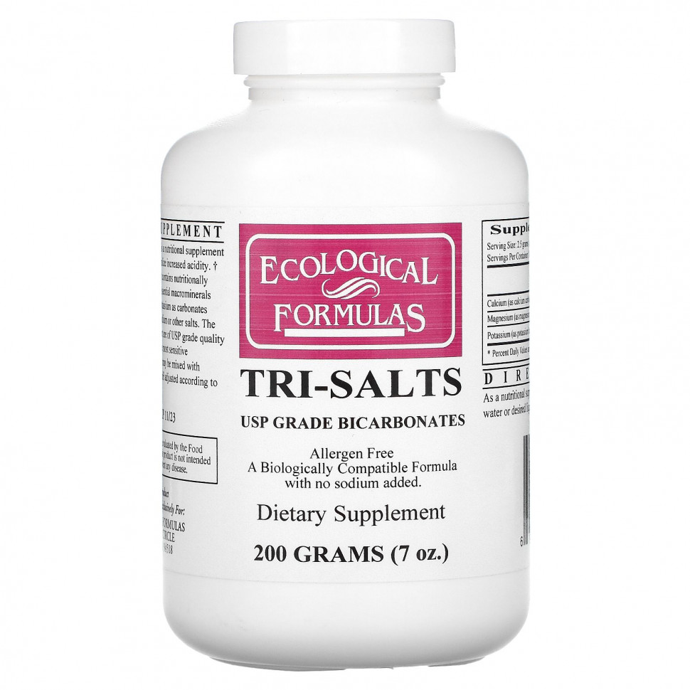  Ecological Formulas, Tri-Salts, 200  (7 )    -     , -, 