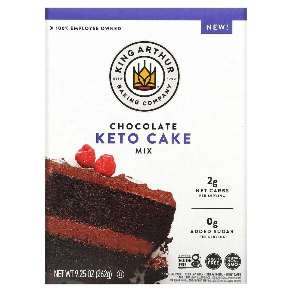 ������ ������ King Arthur Flour, Keto Cake Mix, �������, 262 � (9,25 �����)  IHerb (������) ����